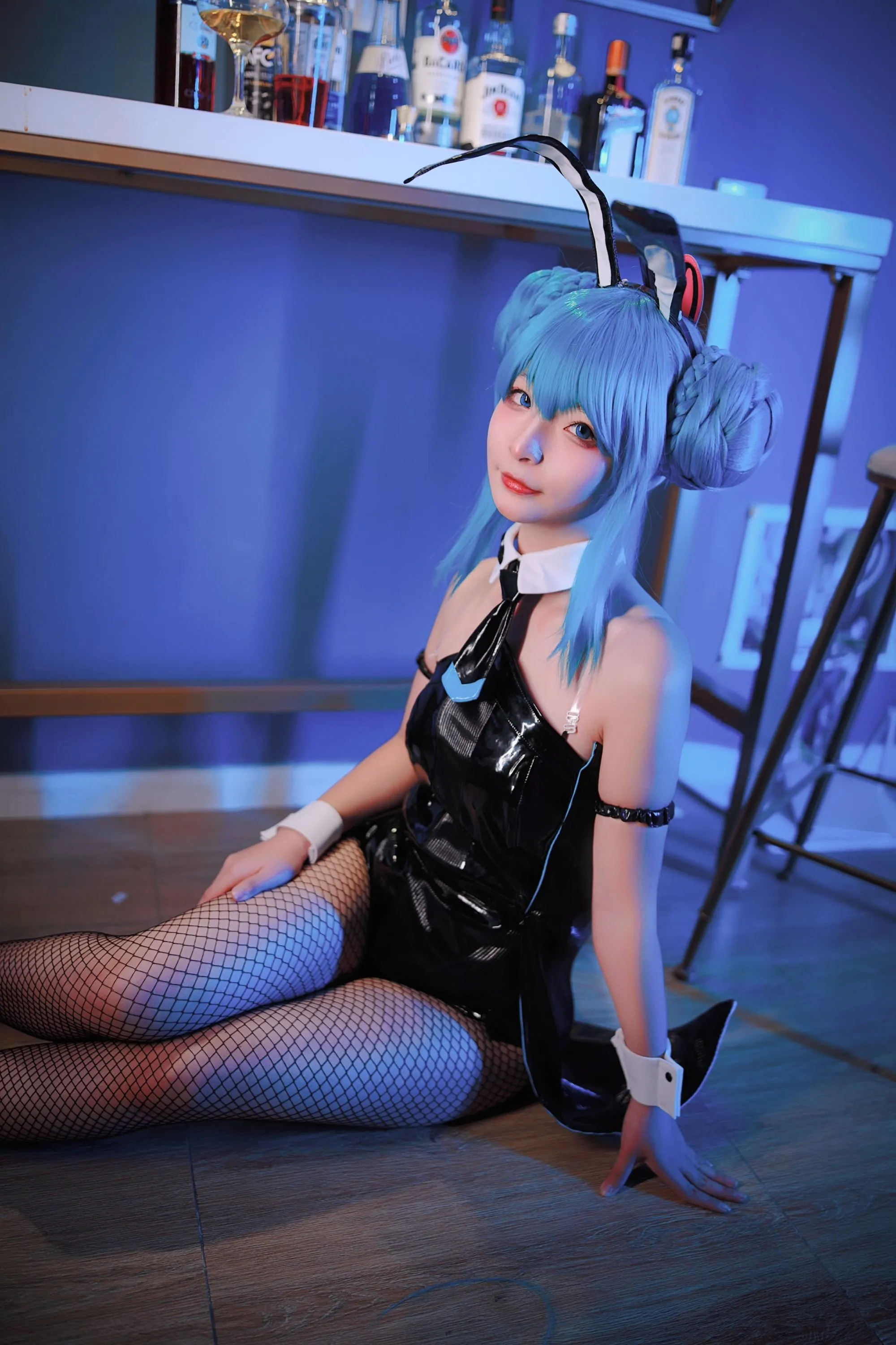 yuuhui玉汇 – NO.026 初音黑兔 [48P]插图1